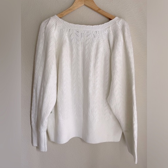Ryegrass Pointelle Soft Oversized Sweater NWT - Picture 4 of 6